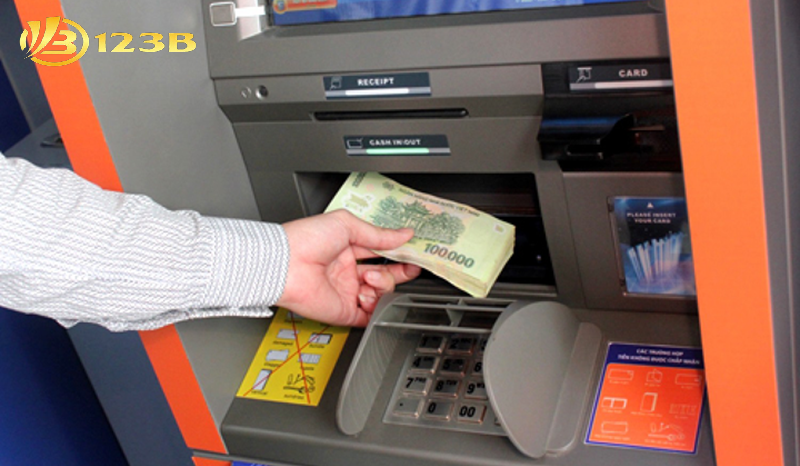 Nạp tiền 123B qua cây ATM